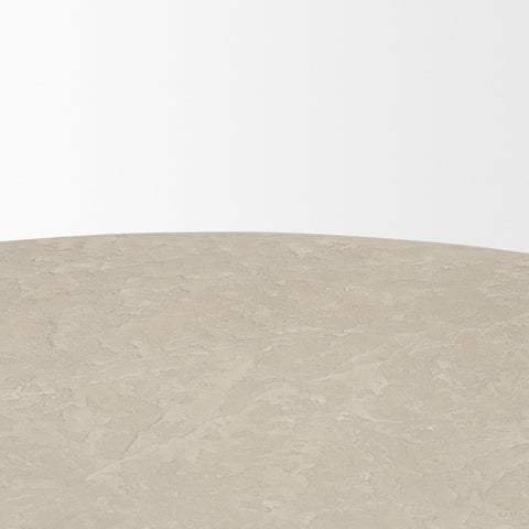 Mesa 48" Round Stone Finish Coffee Table