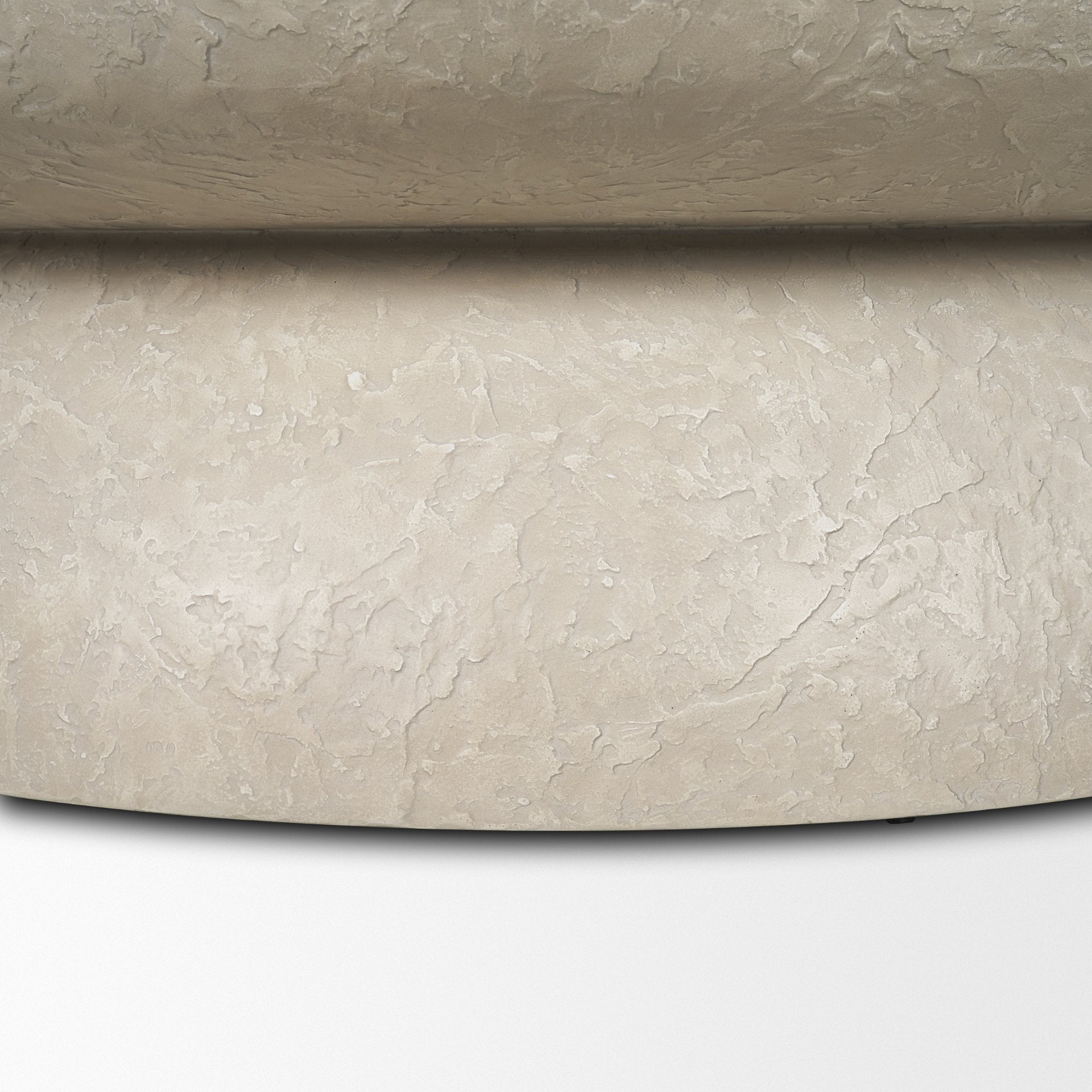 Mesa 48" Round Stone Finish Coffee Table