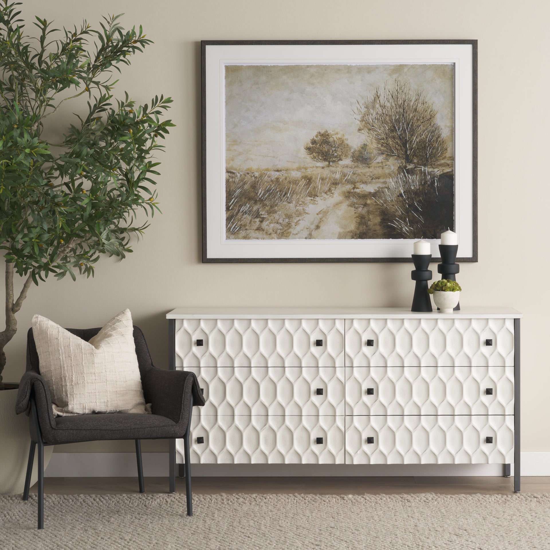 Timeless Vista Textured Framed Artwork