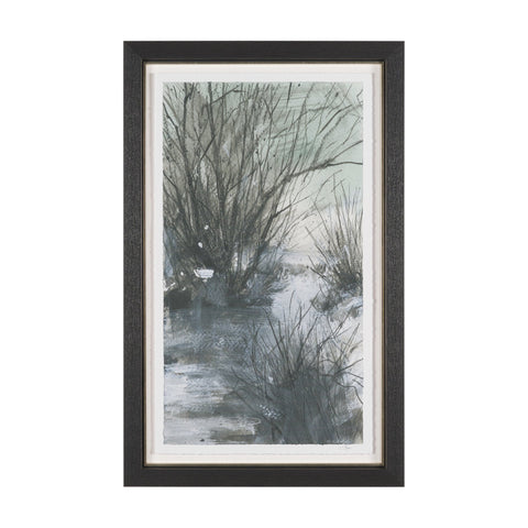 Brook and Willows Textured Framed Artwork