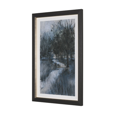 Brook and Willows Textured Framed Artwork