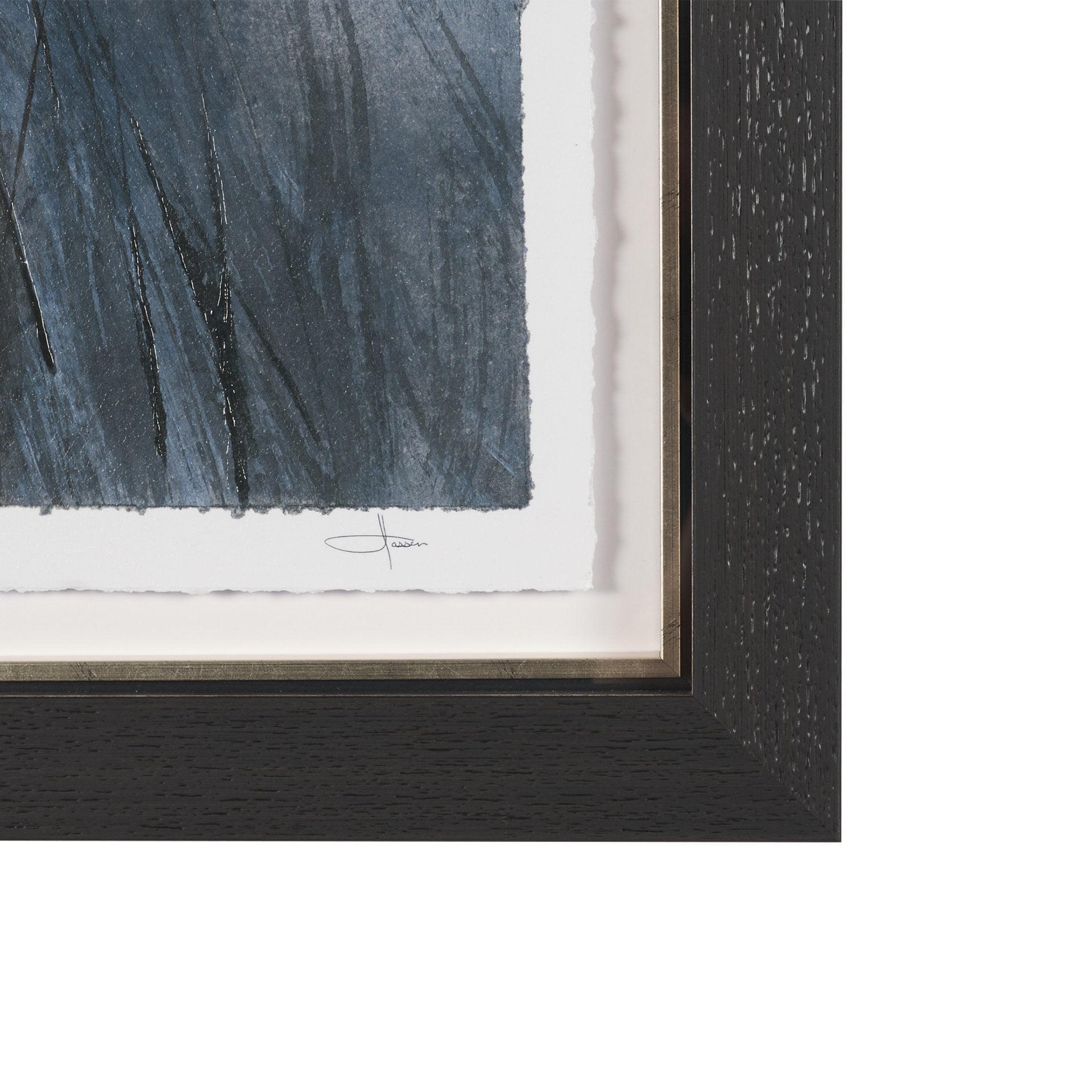 Brook and Willows Textured Framed Artwork