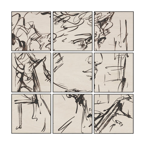 Sculptured Chaos Textured Framed Artwork