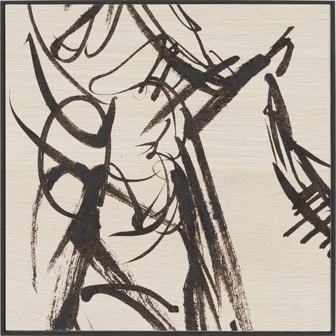 Sculptured Chaos Textured Framed Artwork