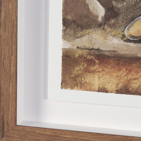 At The Cabin Hand Embelished Framed Artwork