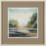 Shoreline Beauty Hand Embelished Framed Artwork