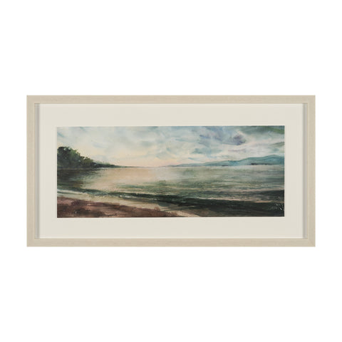 Coastal Splendor Hand Embelished Framed Artwork