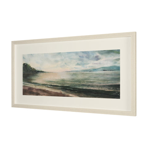 Coastal Splendor Hand Embelished Framed Artwork