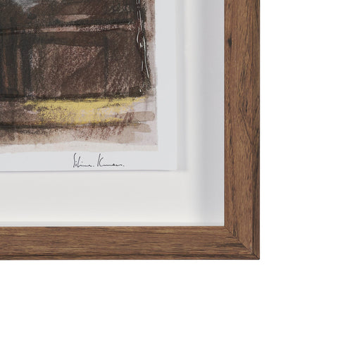 At The Cabin Hand Embelished Framed Artwork