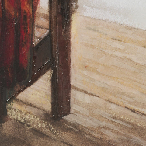 At The Cabin Hand Embelished Framed Artwork