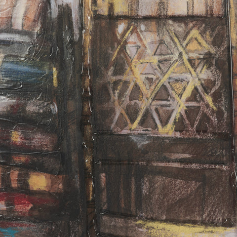 At The Cabin Hand Embelished Framed Artwork