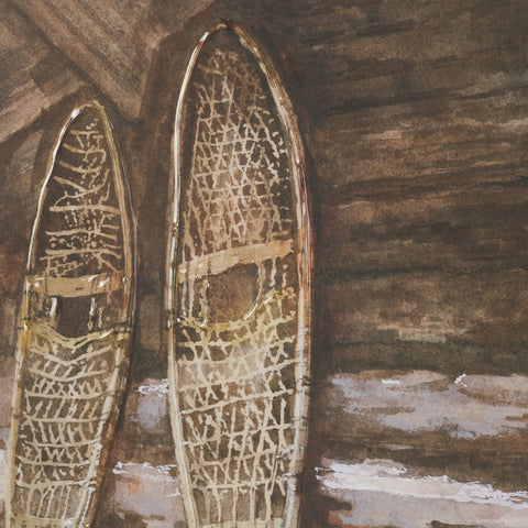 At The Cabin Hand Embelished Framed Artwork