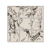 Sculptured Chaos (Set of 9) Framed Artwork