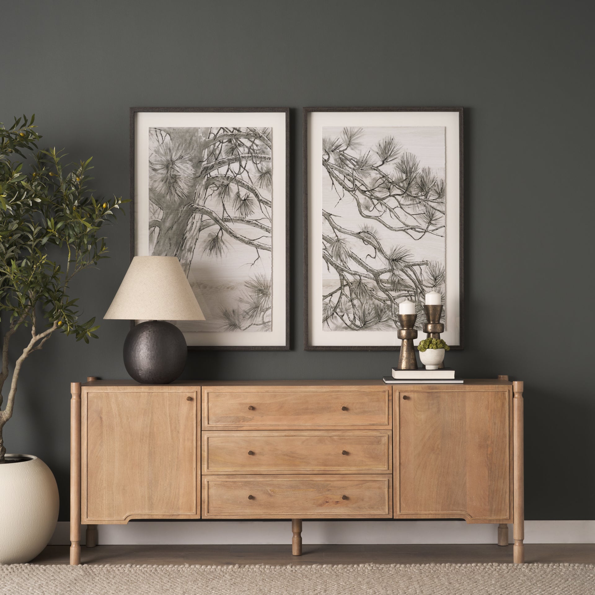 Phil Light Brown Sideboard