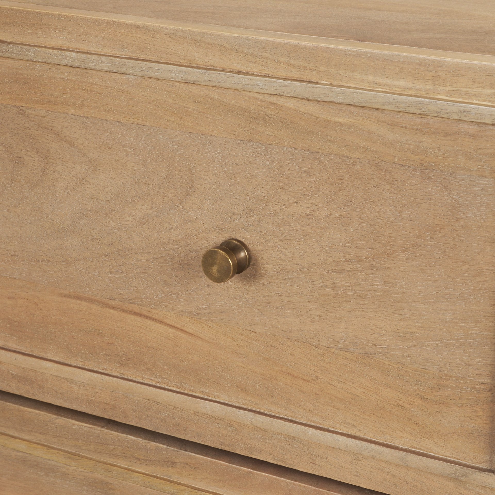 Phil Light Brown Wood 2 Drawer Accent Cabinet