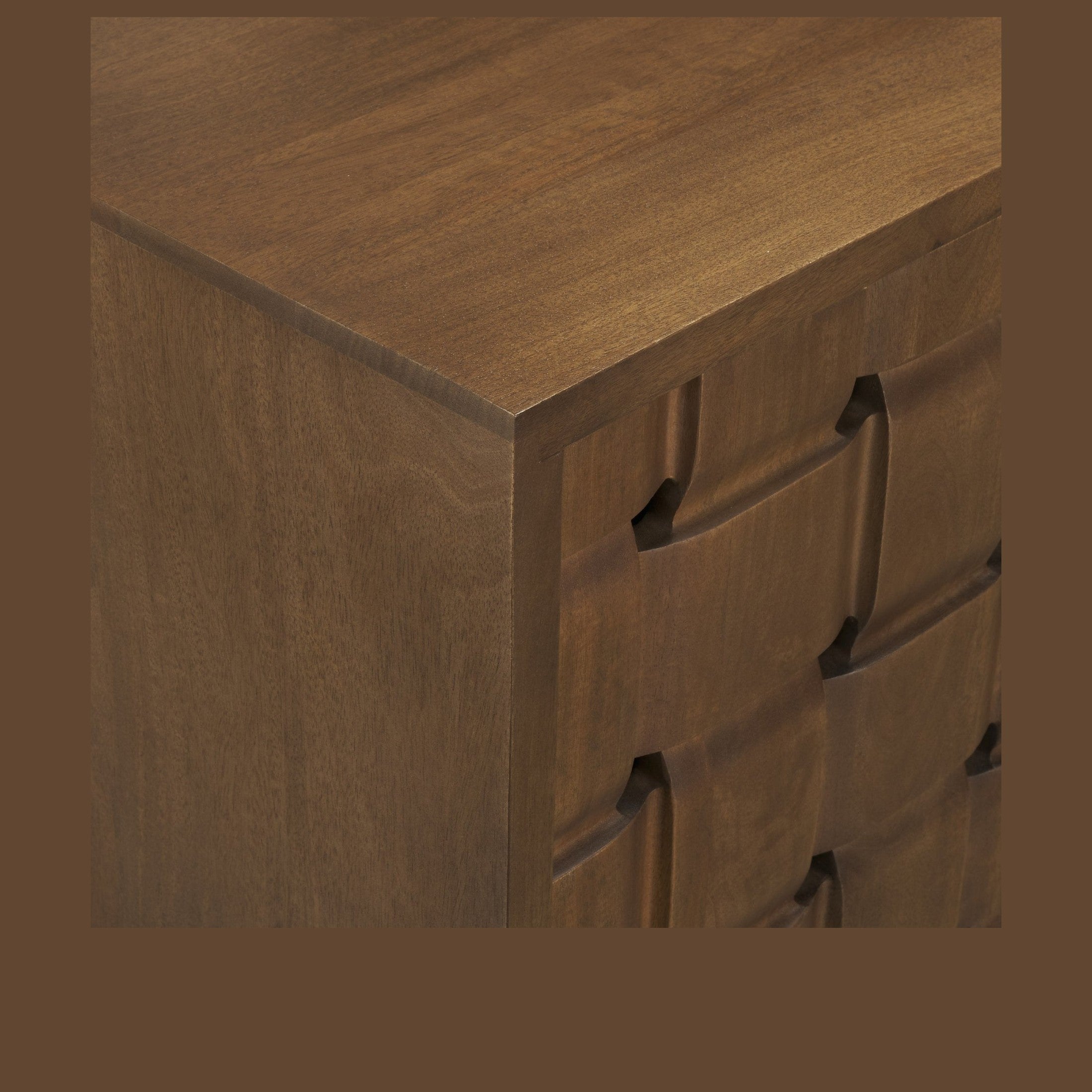 Trellyn 4-Door w/ Carved Woven Doors Closed Sideboard