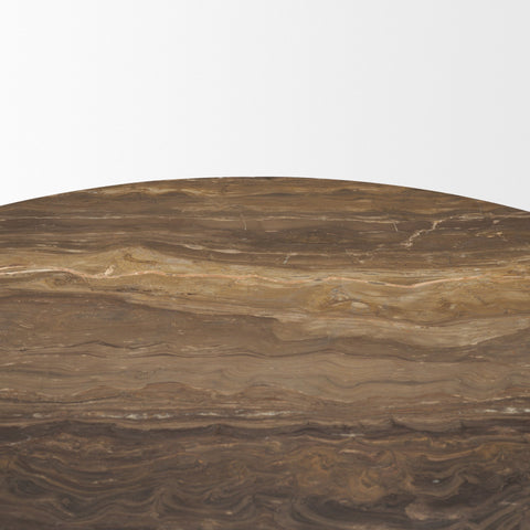 Allyson Round Marble Dining Table