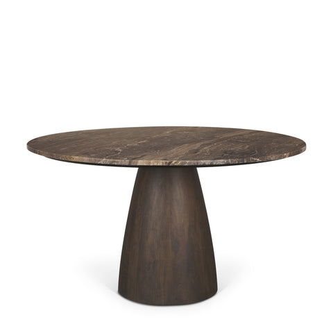 Allyson Round Marble Dining Table