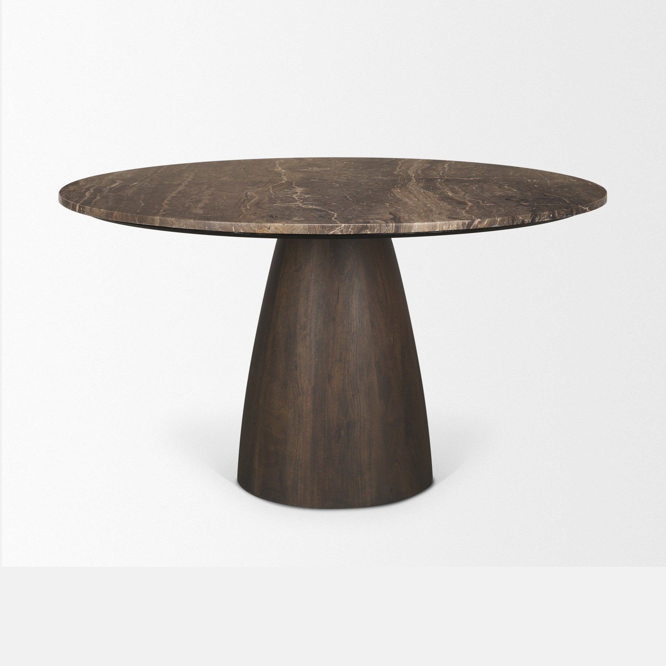Allyson Round Marble Dining Table