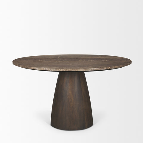 Allyson Round Marble Dining Table