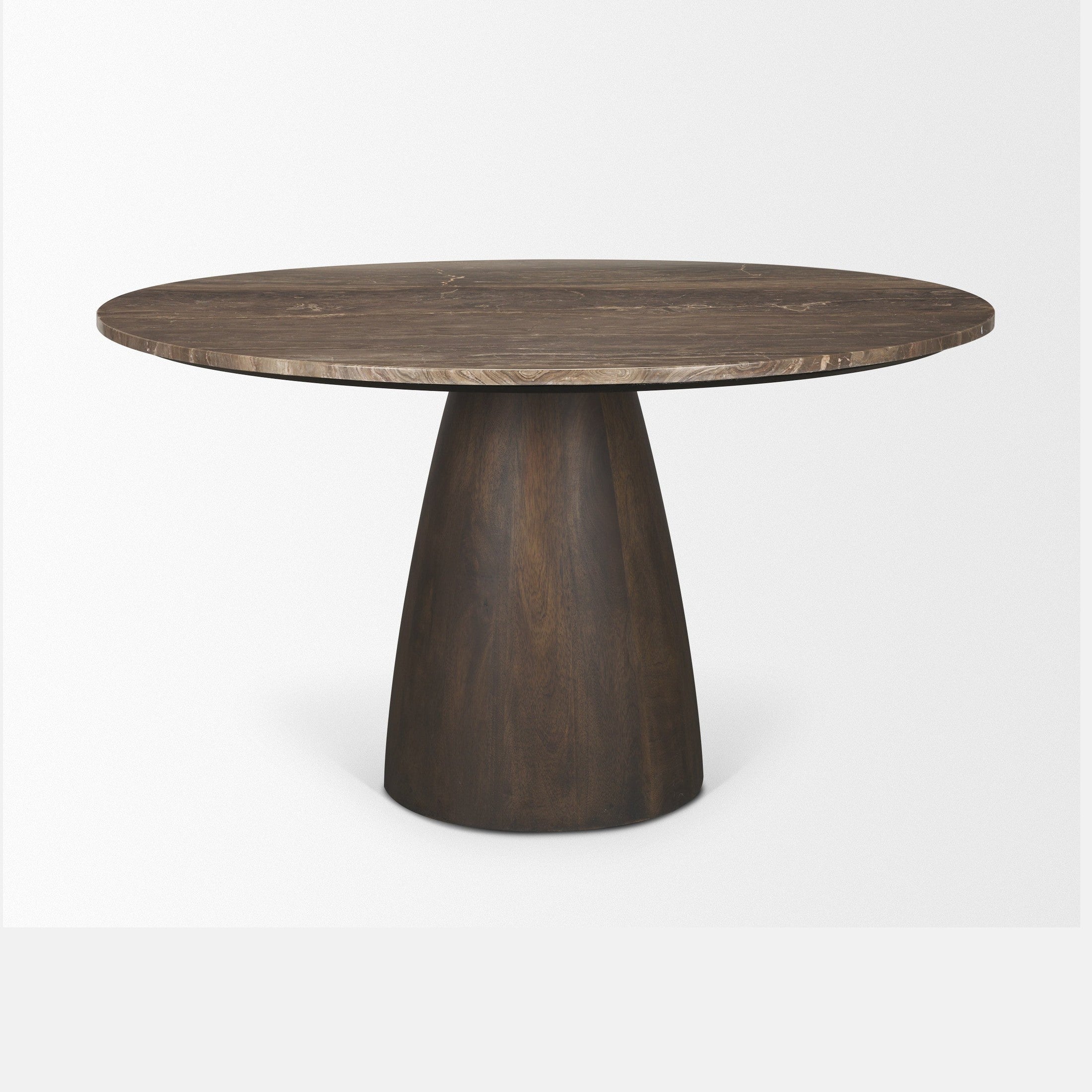 Allyson Round Marble Dining Table
