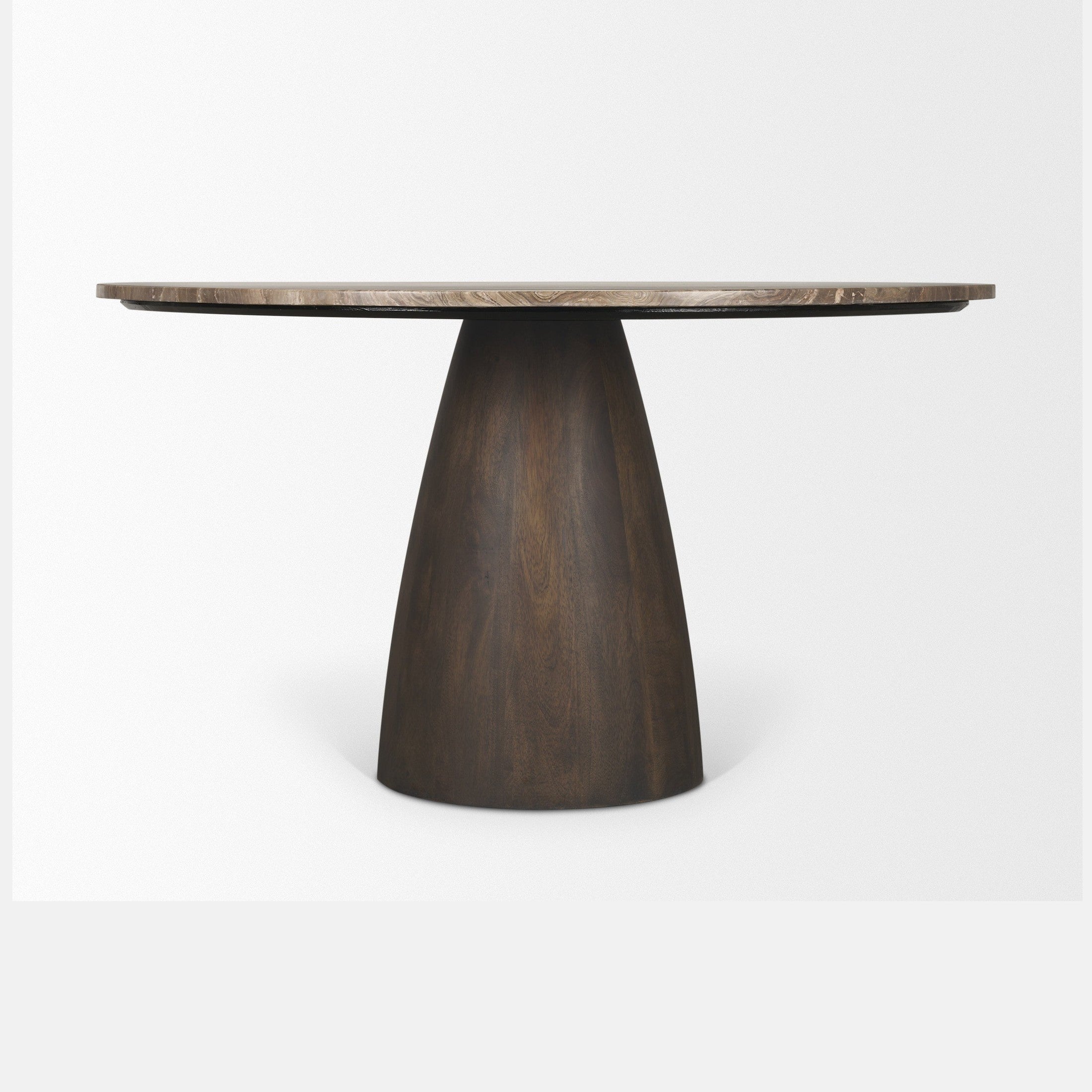 Allyson Round Marble Dining Table