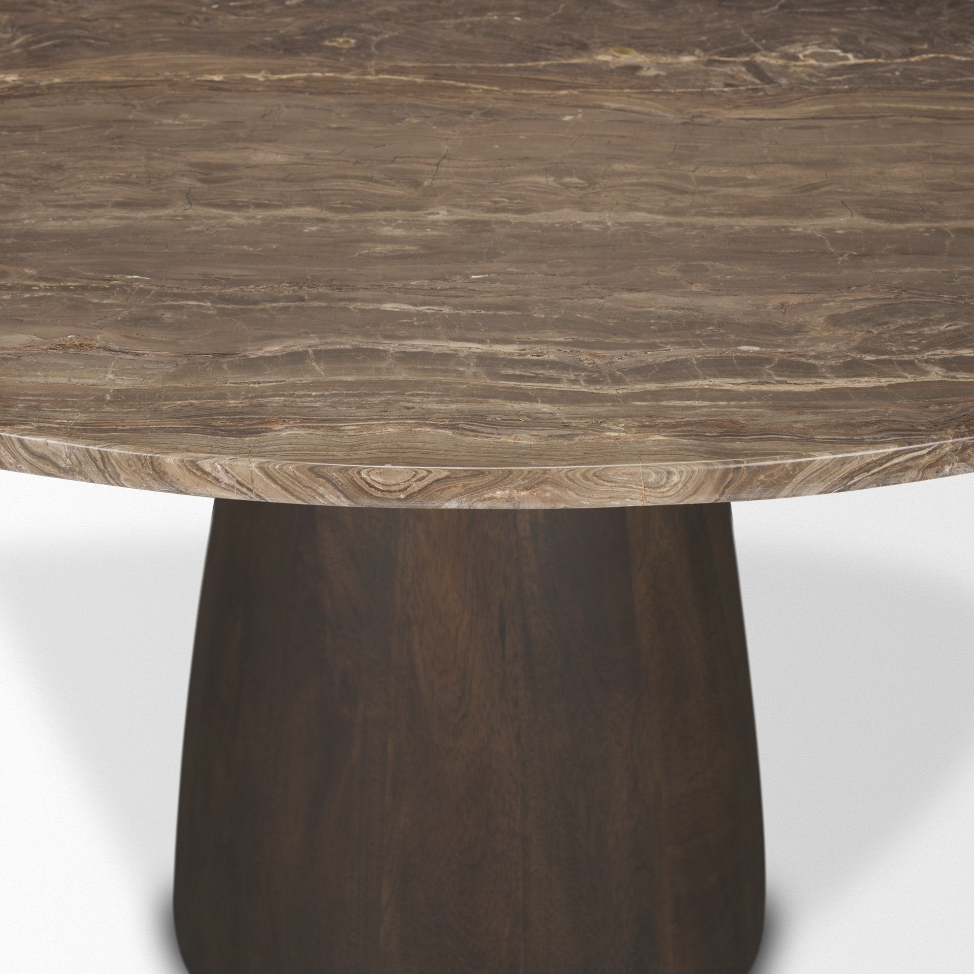 Allyson Round Marble Dining Table