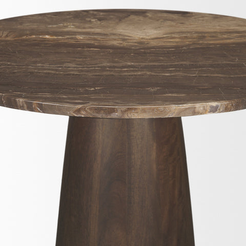 Allyson Round Marble Dining Table