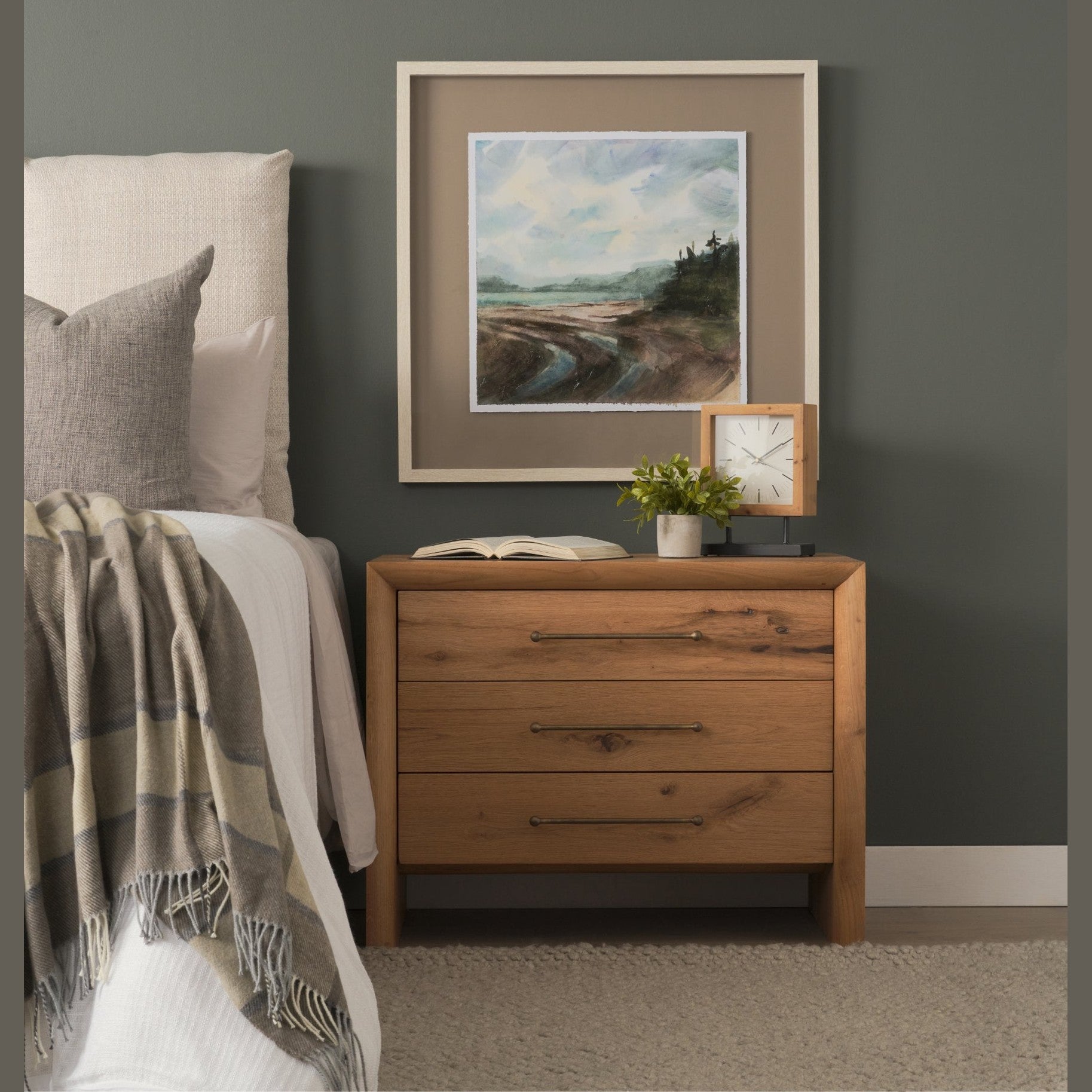 Shoreline Beauty Hand Embelished Framed Artwork