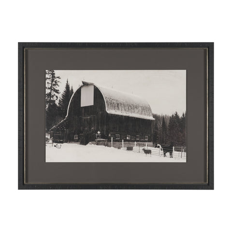 The Farm Textured Framed Art Print