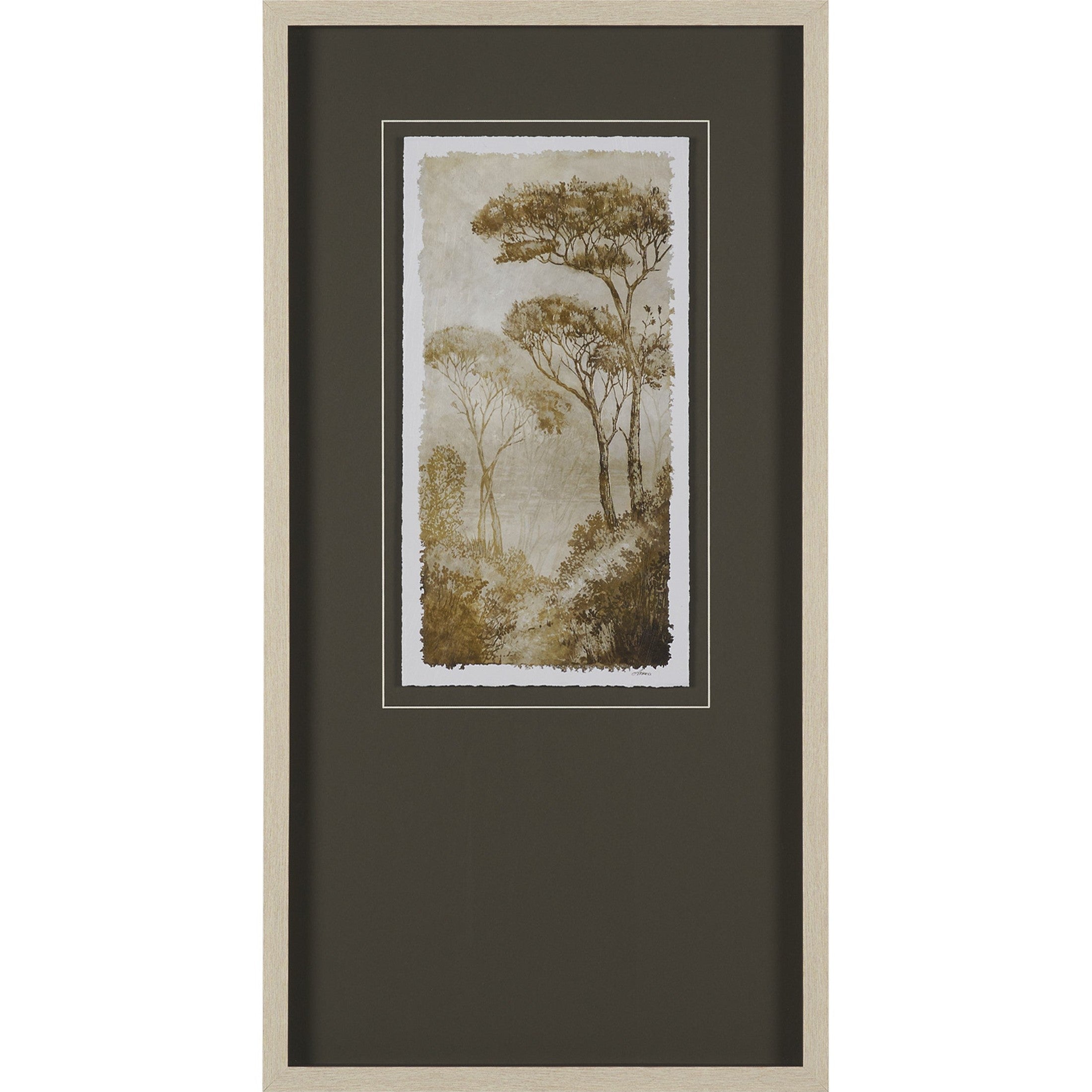 Timeless Vista Hand Embelished Textured Framed Artwork