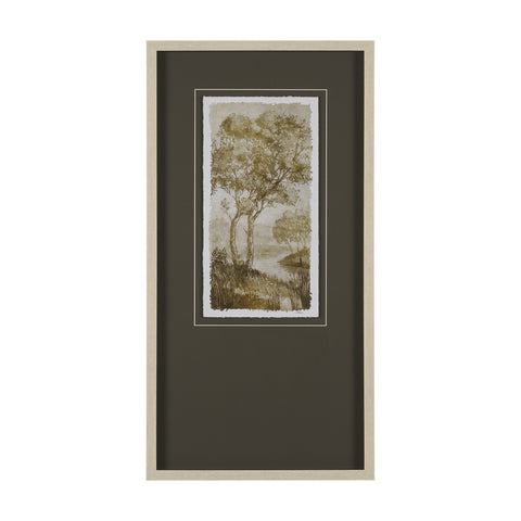 Timeless Vista Hand Embelished Textured Framed Artwork
