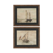 Timeless Voyage (Set of 2) Hand Embelished Framed Artwork