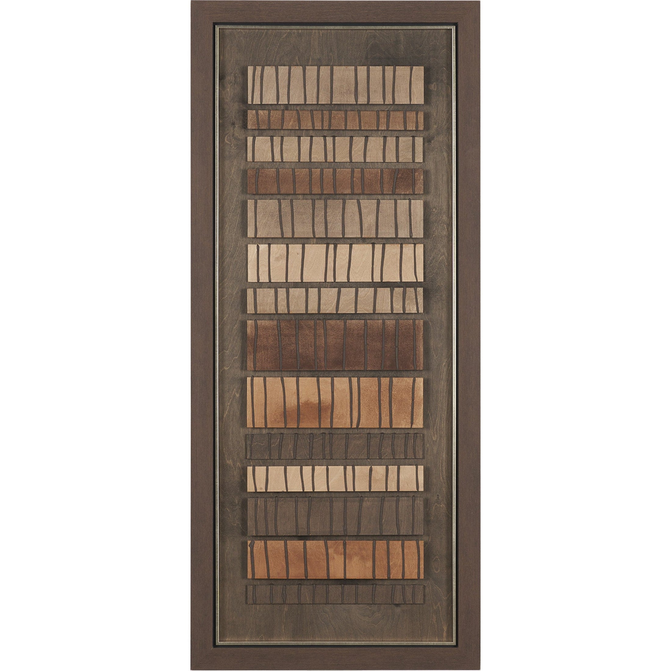 Timber Mosaic Handmade Original Framed Artwork Matted