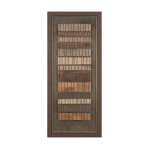 Timber Mosaic Handmade Original Framed Artwork Matted