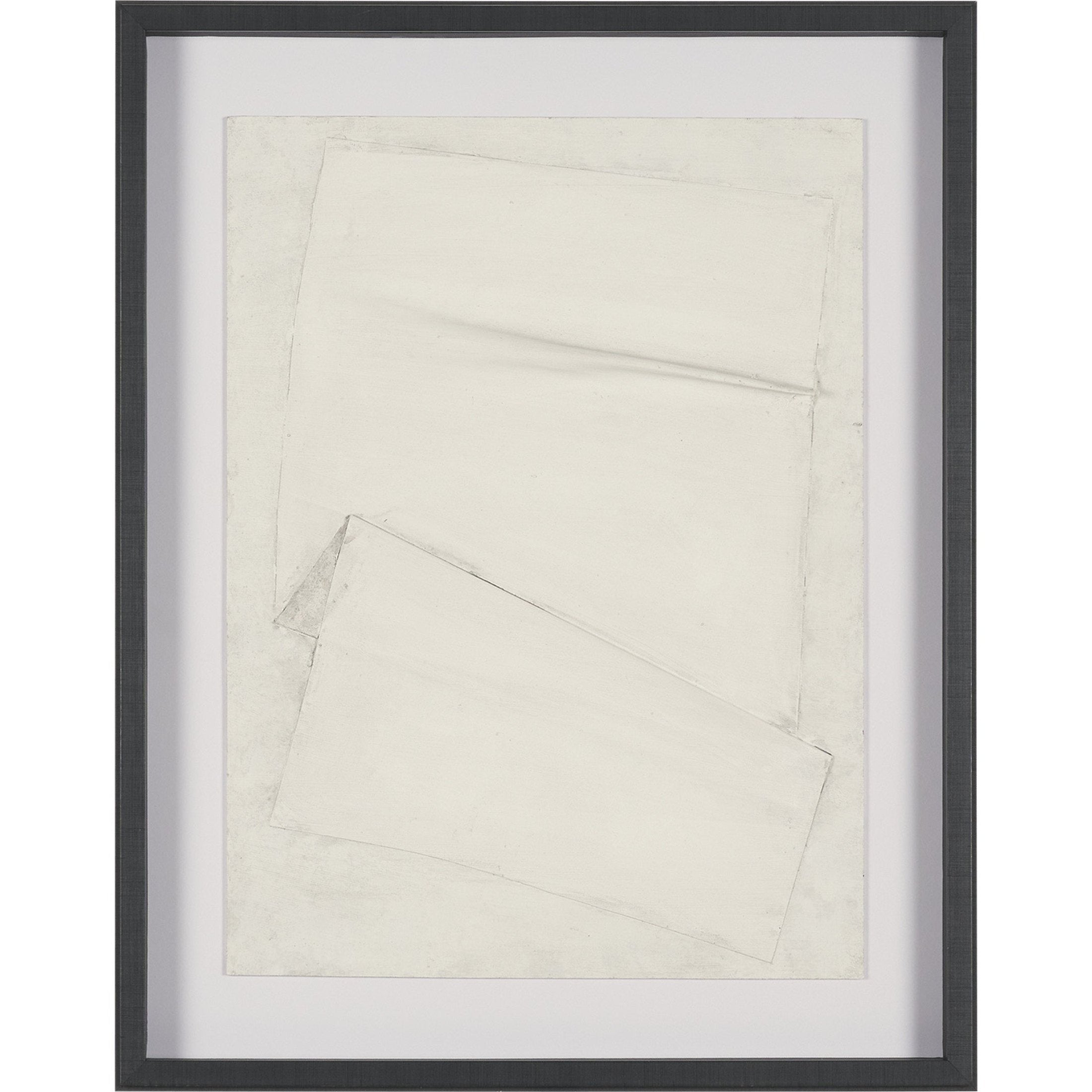 Linen Folds Handmade Original Framed Artwork