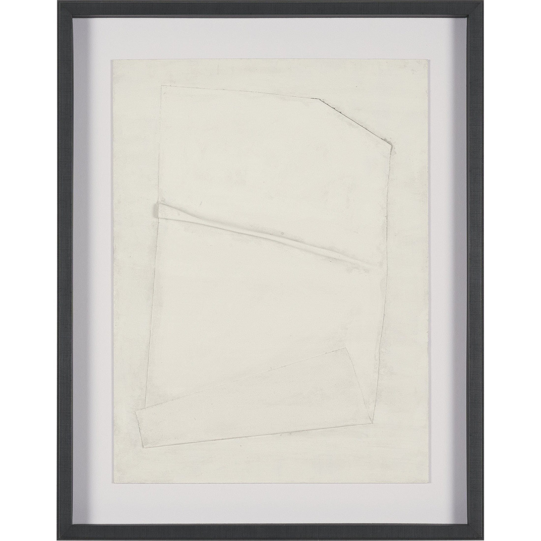 Linen Folds Handmade Original Framed Artwork