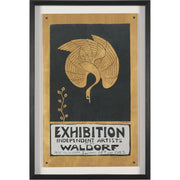 Ephemera Exhibition Text Frame Artwork