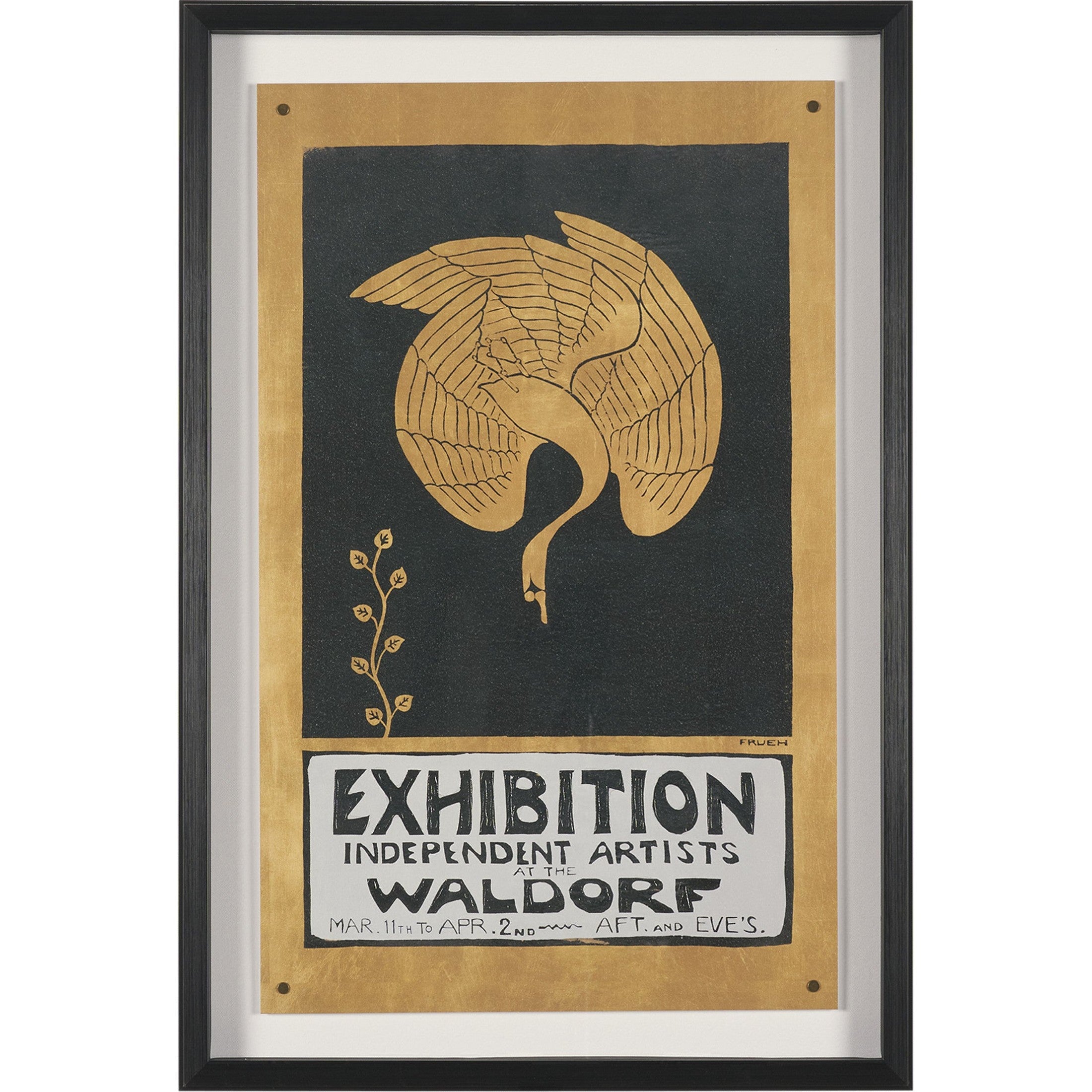 Ephemera Exhibition Text Frame Artwork