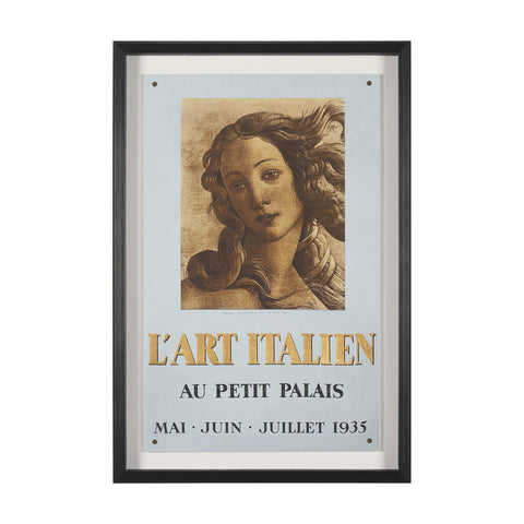 Ephemera L'Art Text Frame Artwork