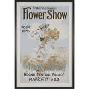 Ephemera Flower Show Text Frame Artwork