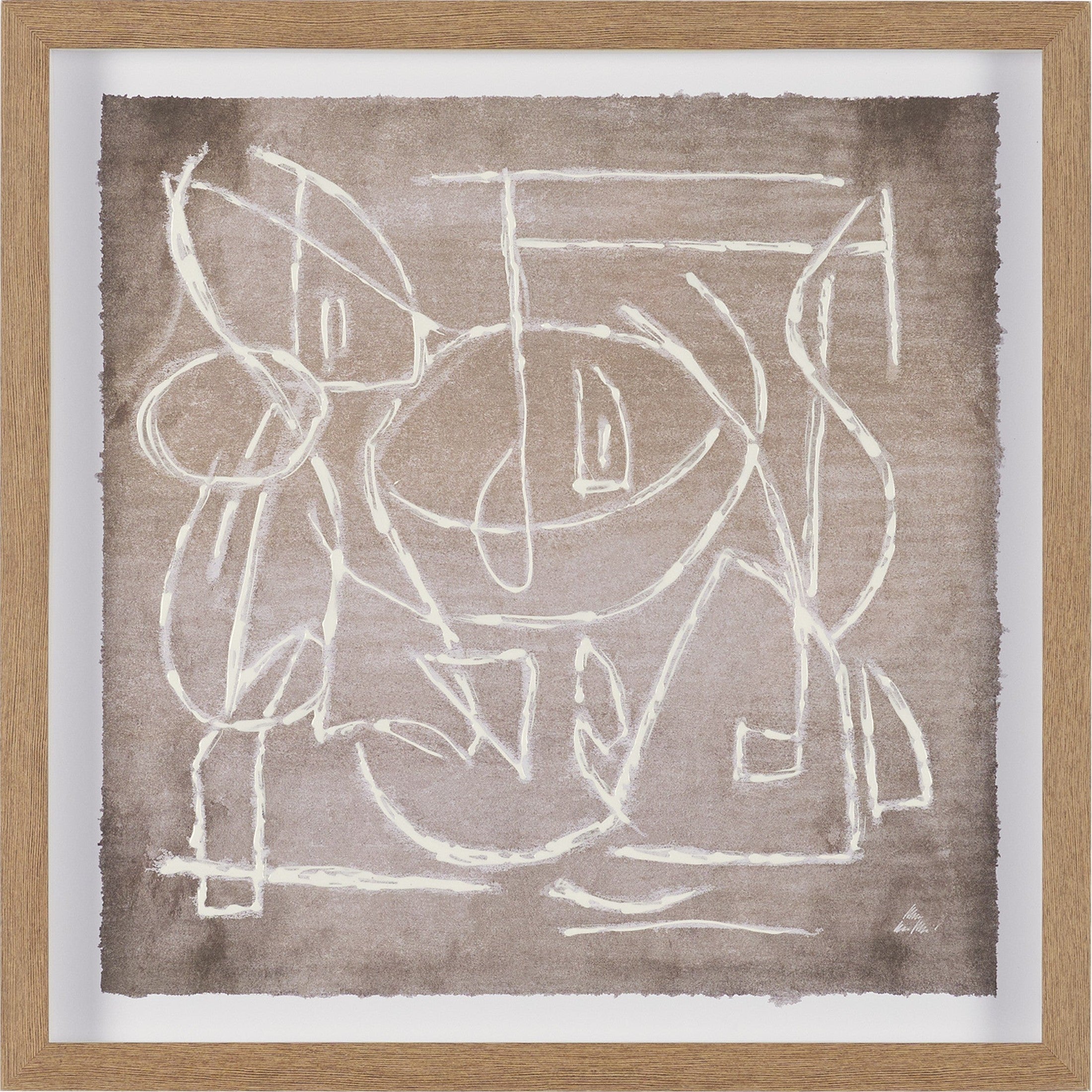 Obscure  Framed Artwork Matted under Glass