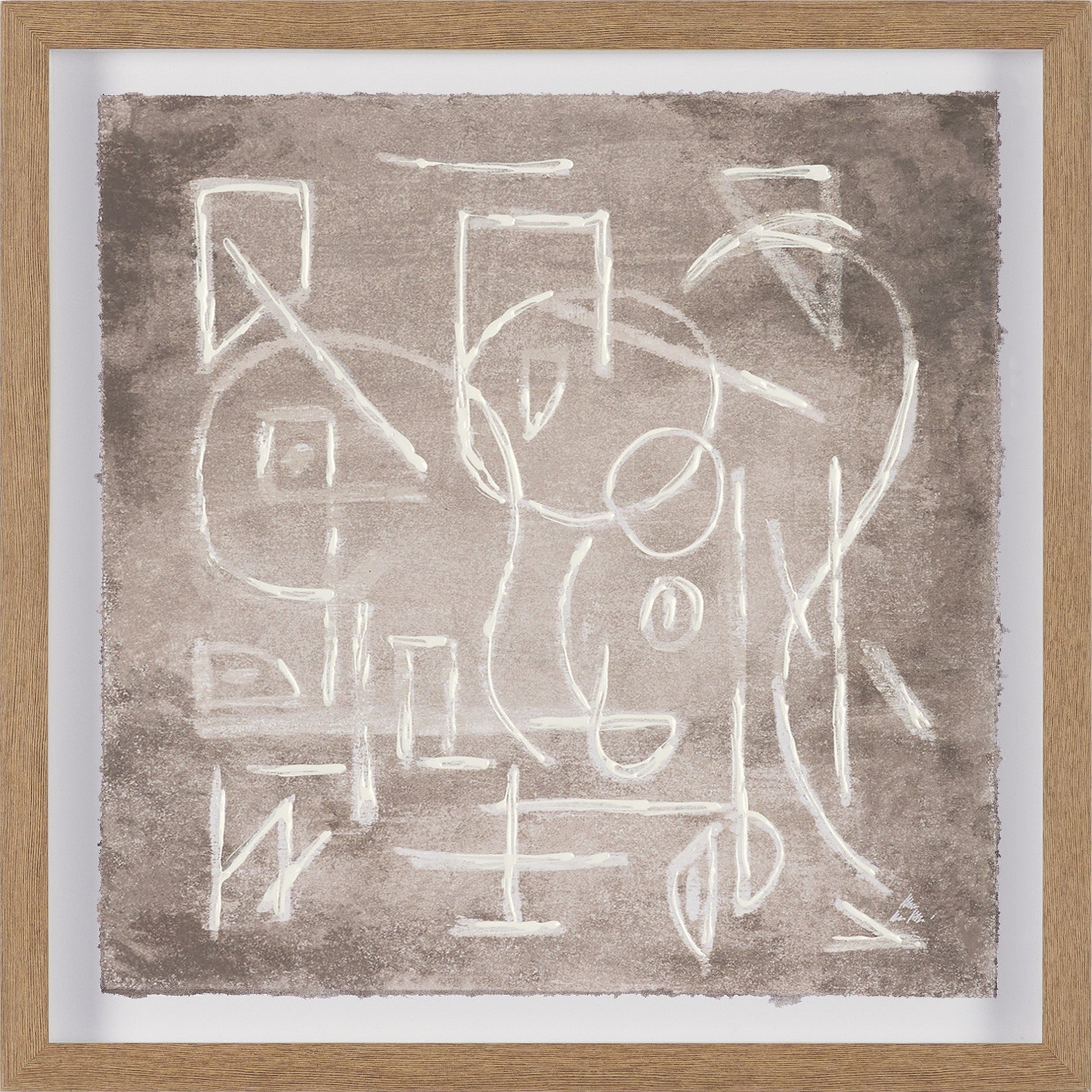 Obscure  Framed Artwork Matted under Glass