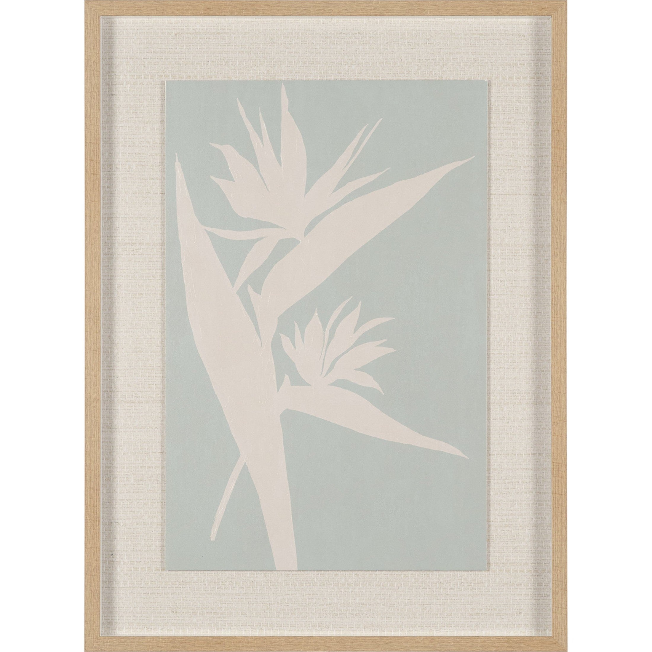 Verdant Silhouettes Framed Artwork Matted under Glass