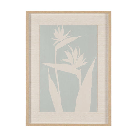 Verdant Silhouettes Framed Artwork Matted under Glass