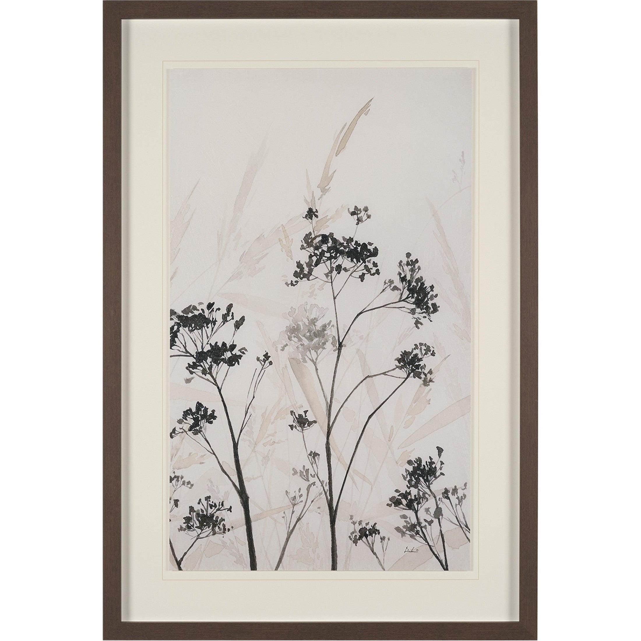 Meadow Framed Artwork Matted under Glass