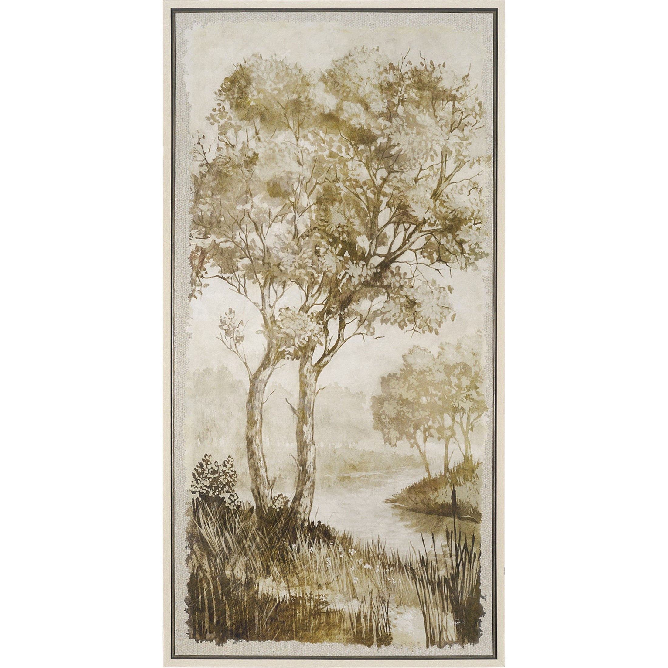 Timeless Vista Textured Framed Canvas Artwork