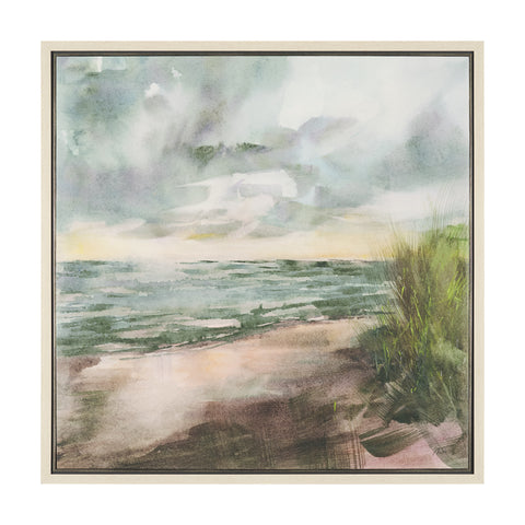 Beach View Framed Canvas Artwork