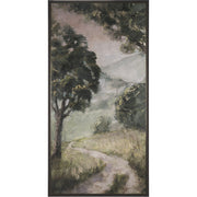 Silent Forest Textured Framed Canvas Artwork