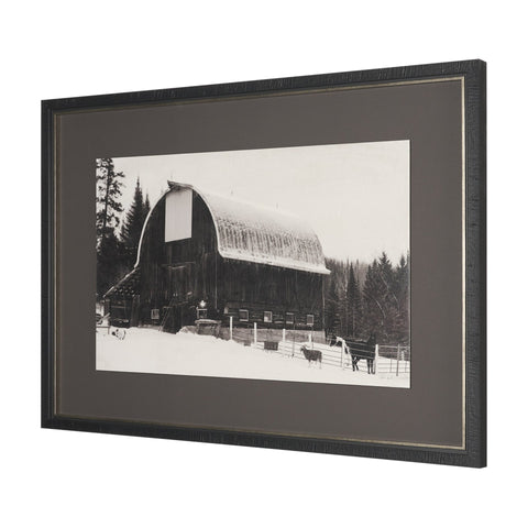 The Farm Textured Framed Art Print